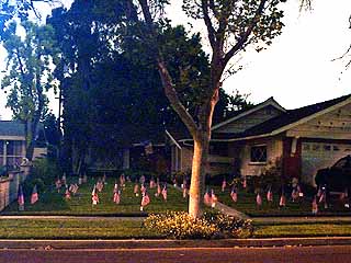 Photo of another flagged house