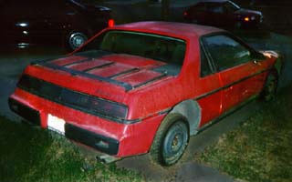 Photo of semi-dismantled car