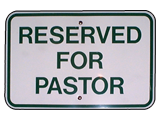 [Parking plaque]