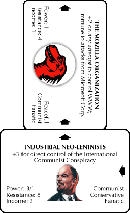 Leninist Card controlling Mozilla Card